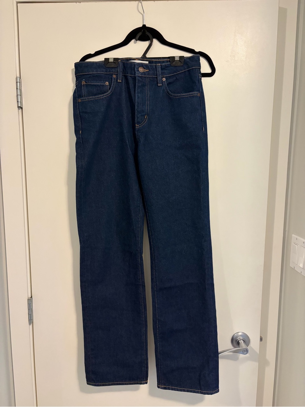 Denim Forum Classic Mid Rise Straight Jean
